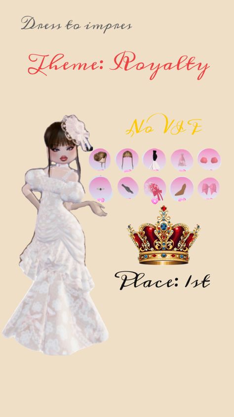 Dti royal outfit Royalty Theme, Royalty Dress, Theme Dress, Dress To Impress, Royalty