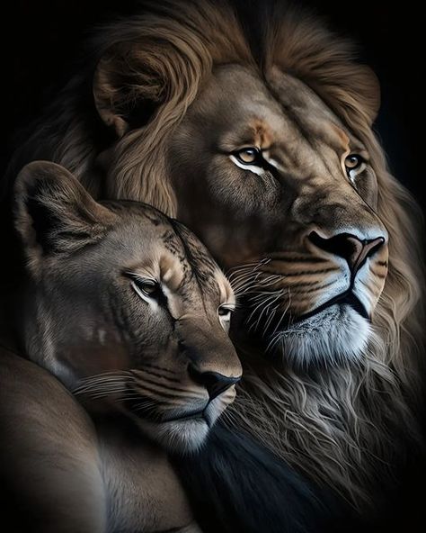 leo on Instagram: "When two lions fall in love, the whole jungle stops and takes notice 🦁❤️😻 . . . @lion.savannah © All Rights Reserved . #powercouple #wildandfree #lionlove" Lion Couple Wallpaper, Lion Wallpapers, Lion Hd Wallpaper, Xman Marvel, Two Lions, Lion Couple, Lion King Pictures, Lion Family, Lion Artwork