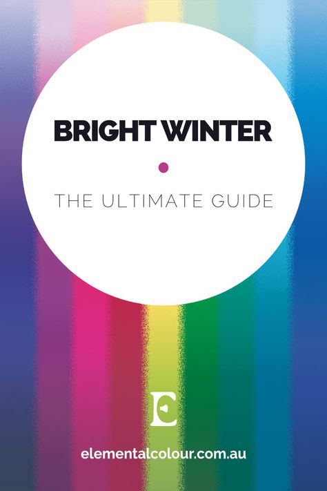 Bright Winter: The Ultimate Guide ∙ ElementalColour Bright Winter Colour Palette Outfits, Bright Winter Outfits Color Palettes, Bright Winter Fall Outfits, Bright Winter Outfits Casual Street Styles, Winter Bright Palette, Bright Winter Jewelry, Bright Winter Patterns, Bright Winter Colour Palette, Bright Winter Outfits Capsule Wardrobe