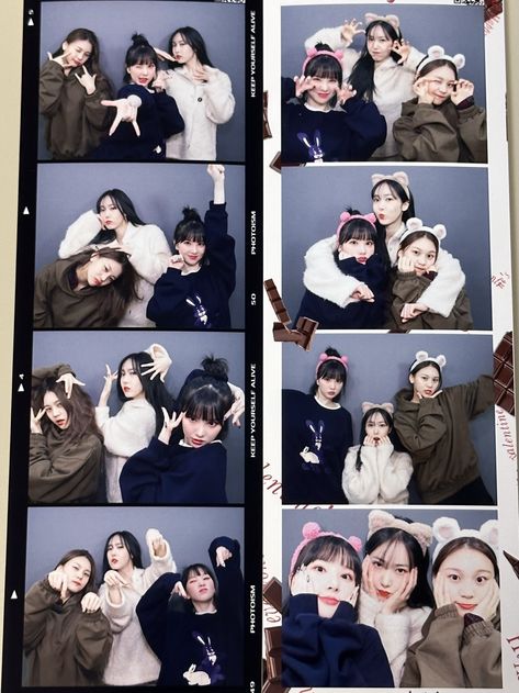 From Eunha Photo Booth Poses Trio, Trio Poses Photobooth, Photobooth Pose, Photo Booth Poses, Photobox Pose, Photobooth Poses, Group Photo Poses, Group Picture Poses, Best Poses For Photography