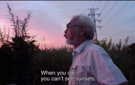 Letterboxd on Twitter: "🌇 #EarthDay… " Movie Quote Life, Miyazaki Hayao Quotes, Film Stills Quotes, Cinema Quotes Aesthetic, Movie Stills Quotes, Ghibli Movie Quotes, Movies Quotes Aesthetic, Hayao Miyazaki Aesthetic, Film Quotes Aesthetic