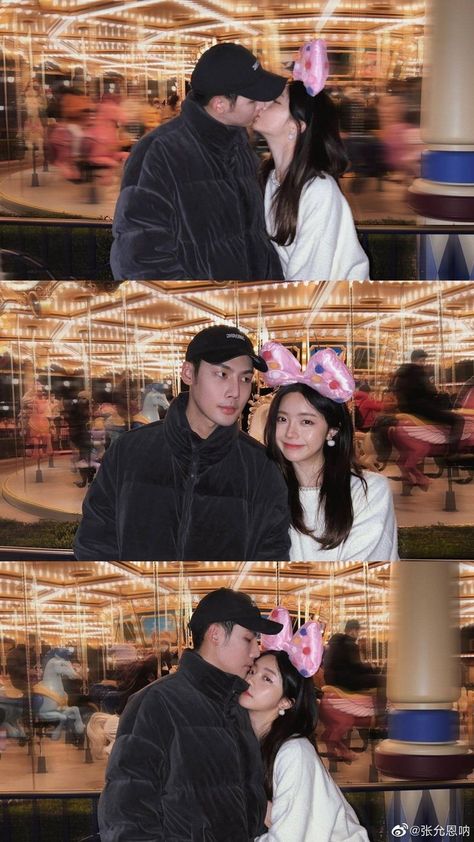 Disneyland Couples Outfits, Rpw Aesthetic, Cute Nicknames, Classy Couple, Boy Best Friend, Relationship Pictures, Ulzzang Couple, Korean Couple, Cute Couples Kissing