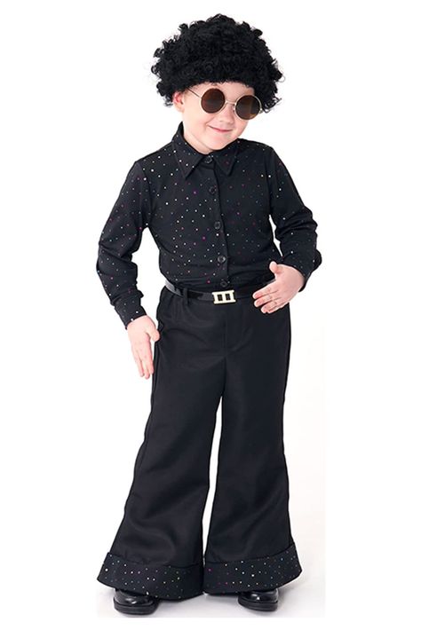 70s Disco Costume, Hip Hop Outfit, 1970s Outfits, Best Kids Costumes, Retro Hip Hop, Hip Hop Costumes, Disco Costume, Outfit For Boys, Hippie Halloween