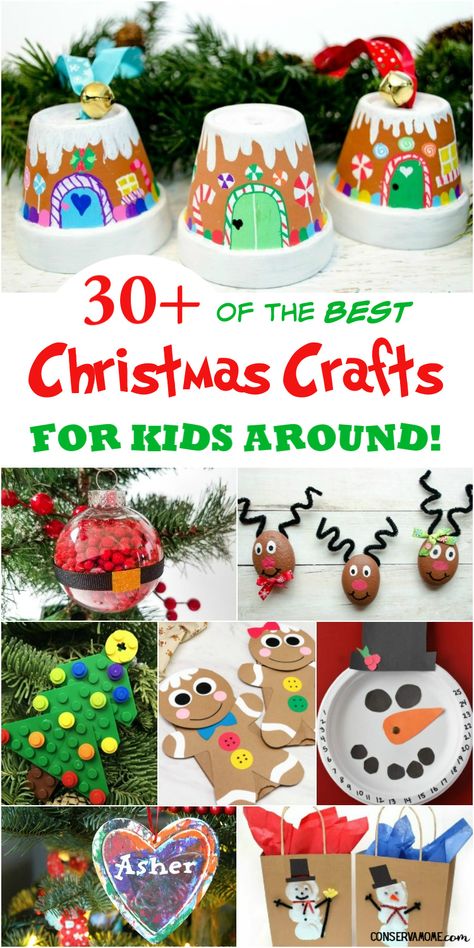 What better way to spend a snowy afternoon than creating fun Christmas crafts? From reindeer, Santa, and more, the kids will be delighted for the chance to make these fun and easy crafts! #christmascraftsforkids #craftsforkids #kidscrafts Best Christmas Crafts, Christmas Countdown Crafts, Fun And Easy Crafts, Preschool Christmas Crafts, Paper Christmas Ornaments, Christmas Crafts For Kids To Make, Kids Christmas Ornaments, Christmas Arts And Crafts, Christmas Crafts To Make