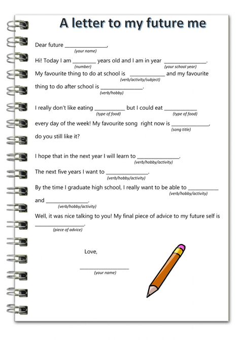 Thank You Letter Template For Students, Letter To Future Self Template, What To Write To A Teacher, Dear Future Me Letter To Myself Template, Dear Future Me Letter To Myself Ideas, All About Me Writing Activity, Future Me Letter, What Should I Write About, Critical Thinking Quotes