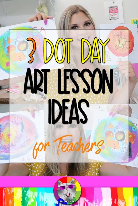 Dot Day Art Projects, Dot Day Art, Peter H Reynolds, School Art Activities, Stem Classes, International Dot Day, Art Projects Ideas, Back To School Art, Maker Space