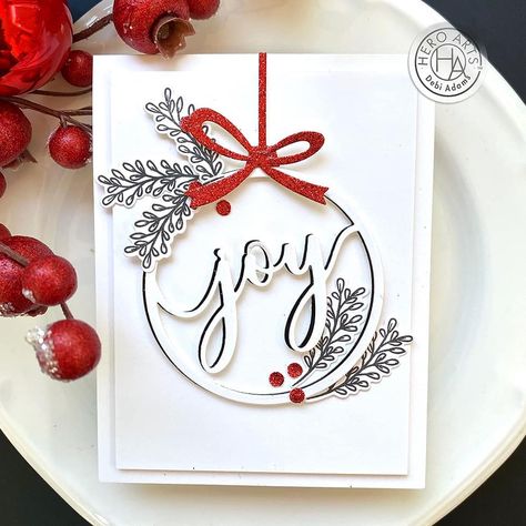 Natal, Die Cut Christmas Cards, Chrismas Cards, Festive Background, Stamped Christmas Cards, Christmas Card Ornaments, Ornament Card, Christmas Card Inspiration, Beautiful Christmas Cards