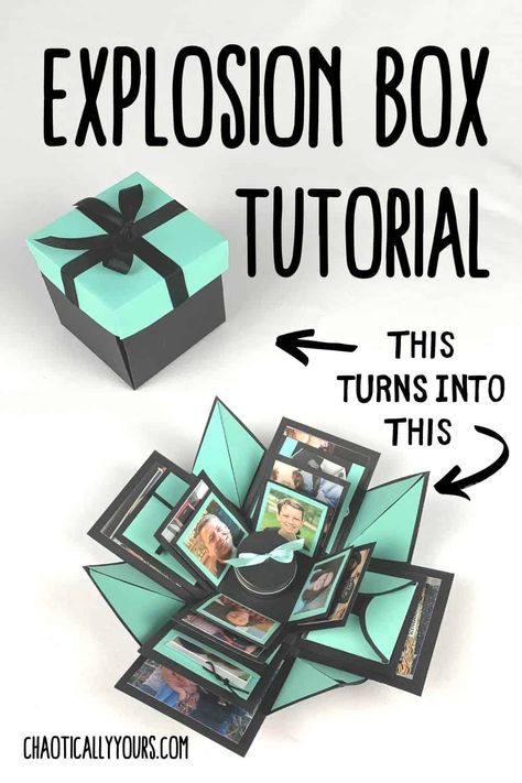 Diy Explosion Box Tutorials, Explosion Box Diy, Funny Family Christmas Photos, Explosion Box Tutorial, Christmas Diy Kids, Face Mask Diy, Diy Gifts To Make, Handmade Gifts For Boyfriend, Asparagus Recipes