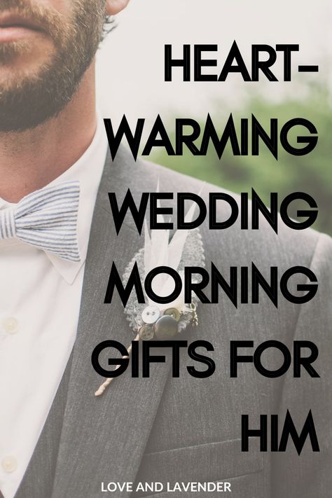 Wedding Morning Gifts, Unique Groom Gifts, Bride And Groom Ideas, Gifts For The Groom, Gifts For Bride And Groom, Night Before Wedding, Present For Groom, Thoughtful Wedding Gifts, Gifts For Bride