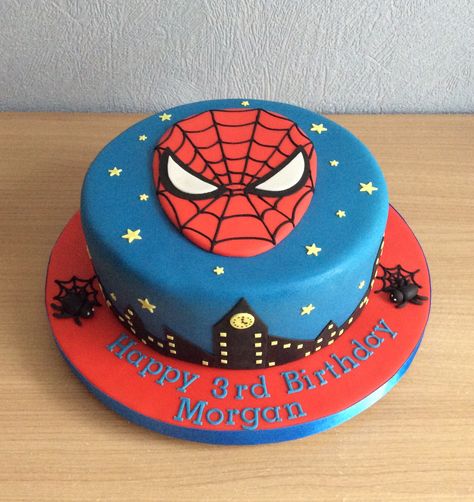 Spider-Man Cake Spiderman Birthday Cakes, Spiderman Torte, Cakes Decorating Ideas, Spider Man Cake, Cake Designs For Kids, Spiderman Birthday Cake, Cakes Decorating, 5th Birthday Cake, Superhero Birthday Cake