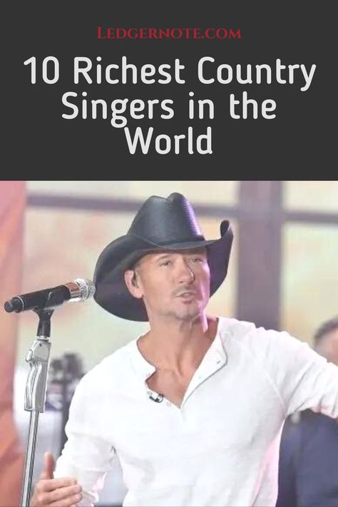 Find out which singers made this list of The 10 Richest Country Singers. They've amassed incredible fortunes through their music, tours, and endorsements. Classic Singers, Country Singer Photoshoot, Old Country Music Singers, Contry Music, Country Music Guitar, Young Country Singers, Famous Country Singers, Texas Country Music, Male Country Singers