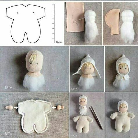 Homemade Dolls Diy, Dolls Handmade Diy, Doll Miniatures, Doll Making Tutorials, Babies Room, Sock Dolls, Dolls Diy, Diy Doll Miniatures, Homemade Dolls