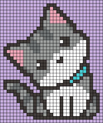 Alpha pattern #61824 | BraceletBook Cross Stitch Patterns Free Cats, Tiny Cat Pixel Art, Gato Pixel Art, Petit Pixel Art, Pixel Art Chat, Grille Pixel Art, Pixel Art Simples, Pixel Animals, Pixel Art Cat