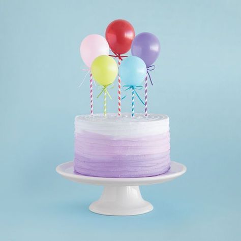 Balloon Birthday Cakes, Balloon Stick, Decoration Birthday Party, Cake Mini, Ricotta Cake, Cake Kit, Mini Balloons, Magic Cake, Decorations Birthday