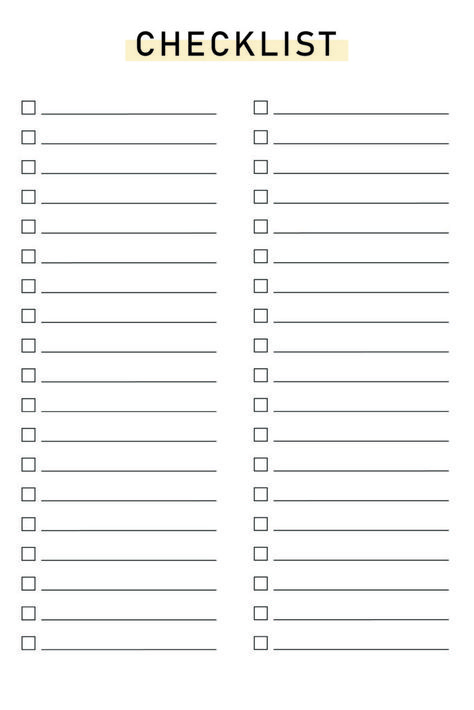 Printable Blank Checklist Templates Stock List Template, Blank Checklist Template Free Printable, Blank Forms Free Printable, Free Printable Checklist Template, Editable Checklist Template Free, Blank Checklist Printable Free, Checklist Template Printables, Blank List Template, March Checklist