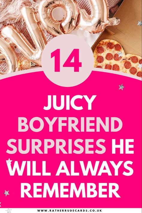 Best boyfriend birthday gift ideas for him and romantic surprise ideas for your boyfriend Spicy Gifts For Boyfriend, Cute Boyfriend Surprises, Boyfriend Birthday Gift Ideas, Surprises For Your Boyfriend, Small Gifts For Boyfriend, Birthday Gift Ideas For Him, Surprise Your Boyfriend, Funny Boyfriend Gifts, Surprise Gifts For Him