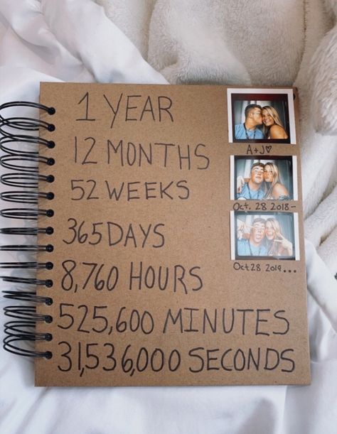 Boyfriend Scrapbook, Organizator Grafic, Anniversary Scrapbook, Diy Anniversary Gift, Anniversaire Diy, Birthday Gifts For Boyfriend Diy, Kartu Valentine, Creative Gifts For Boyfriend, Good Birthday Presents