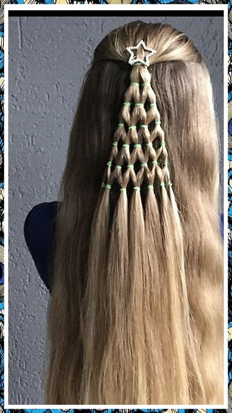 Christmas Hair - The Smartest and Fastest Solution to Get What You Need is From Amazon.com - Click to visit TODAY! Bohemian Crochet Hair, Christmas Hairstyles, Christmas Style, Christmas Hair, Holiday Hairstyles, Crazy Hair Days, Toddler Hair, Crazy Hair, Crochet Hair Styles