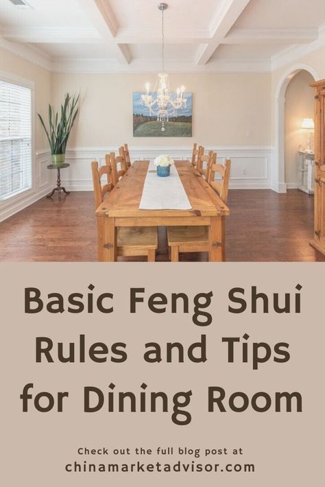 Basic Feng Shui Rules and Tips for Dining Room Dining Room Feng Shui, Dinning Room Colors, Feng Shui Dining Room, Best Dining Room Colors, House Feng Shui, Dinig Room, Dining Room Arrangement, Feng Shui Colors, Room Feng Shui