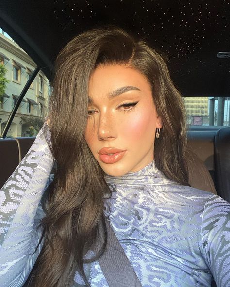 James Charles on Instagram: “on the way to work ✨” James Charles Outfits, Summer Makeup Trends, Rupaul Drag Queen, Black Balloons, Transgender Girls, James Charles, Black Art Pictures, Drag Queens, Rupaul