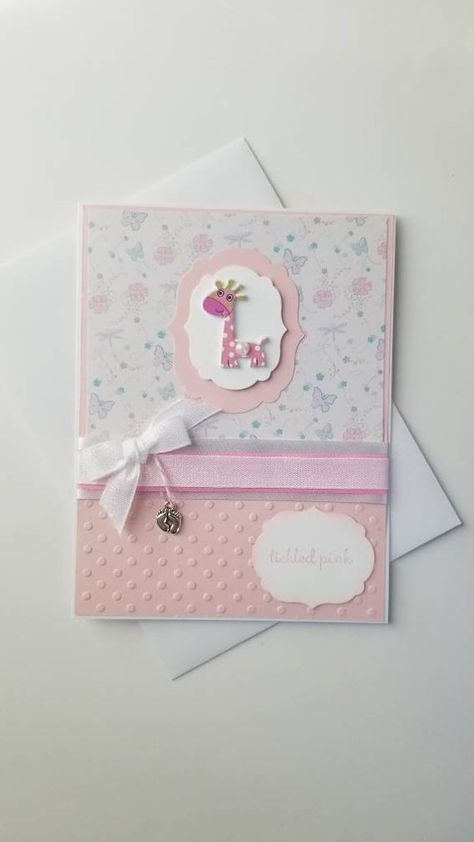 Baby Girl Card Ideas, New Baby Girl Cards Handmade, New Baby Cards Handmade, Baby Girl Cards Handmade, New Baby Girl Cards, Congratulations Newborn, Baby Shower Cards Handmade, Congratulations Baby Girl, Newborn Card