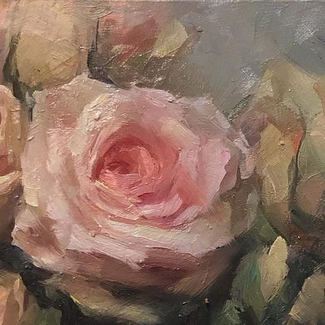 Rennaissance Art, Flower Art Drawing, Flower Painting Canvas, January 21, Oil Painting Flowers, Rose Art, Amazing Art Painting, Rose Painting, Painting Art Projects