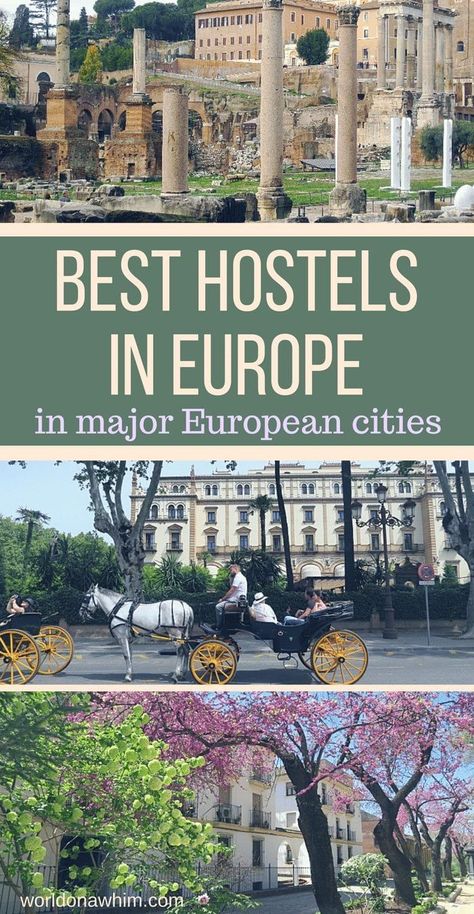 The Ultimate Hostel Guide: Best Hostels in Europe for Solo Travelers & Backpackers in Most Major European Cities Planning an epic E... Backpacking Europe, Europe Hostels, Best Hostels In Europe, Travel Europe Cheap, Backpack Through Europe, Europe Itineraries, European Cities, Voyage Europe, Europe Trip