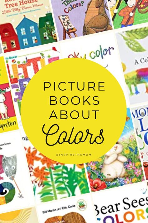 Need some books about colors? Check out this huge list of our favorites! #picture books about colors #books about color #color books #preschool #kindergarten #learn colors Books About Colors For Kindergarten, Color Books Preschool, Books About The Color Red, Color Books For Preschool, Books About Colors, Rainbow Books, Preschool Color Activities, Homeschool Worksheets, Kindergarten Homeschool