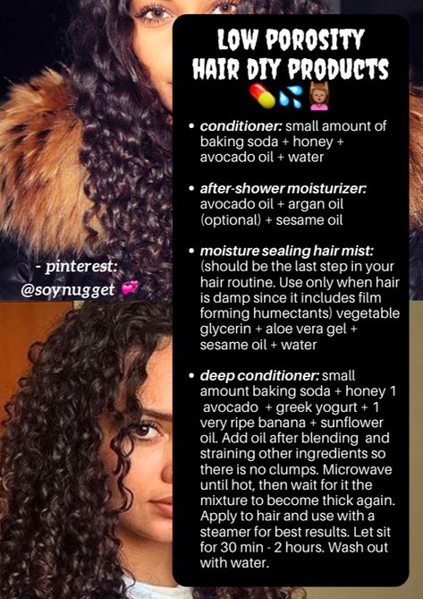 @soynugget | low porosity diy hair products Diy Hair Products, Low Porosity Hair Care, Hair Care Ideas, Low Porosity Natural Hair, Low Porosity Hair, Porosity Hair, Low Porosity, Low Porosity Hair Products, Hair Porosity