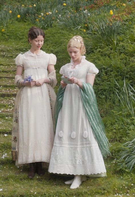 Regency Era Aesthetic, Emma Movie, Regency Aesthetic, Emma 2020, Emma. 2020, Emma Woodhouse, Emma Jane Austen, Empire Silhouette, Regency Era Fashion