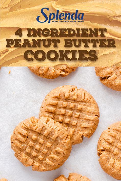 We think everyday should be National Peanut Butter Cookie Day 🥜 To all those who celebrate 🎉 check out one of our most popular recipes - 4-Ingredient Peanut Butter Cookies Sugar Free Peanut Butter Cookies, Cookies Without Eggs, Low Calorie Cookies, Flourless Cookies, Keto Peanut Butter Cookies, Sugar Free Peanut Butter, Classic Peanut Butter Cookies, Easy Peanut Butter Cookies, Amazing Desserts