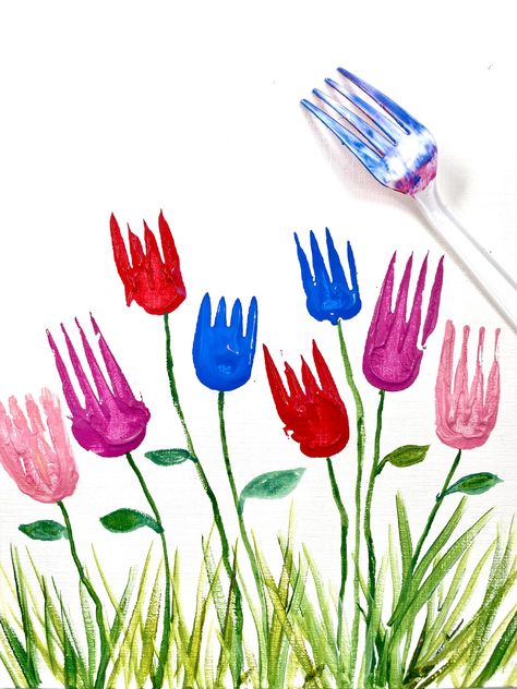 Best Acrylic Flower Painting Techniques for Beginners | Feeling Nifty Flower Painting Techniques, Painting Techniques For Beginners, Spring Arts And Crafts, Acrylic Flower Painting, Aktiviti Kanak-kanak, Toddler Arts And Crafts, Spring Kids, Preschool Arts And Crafts, Preschool Art Activities