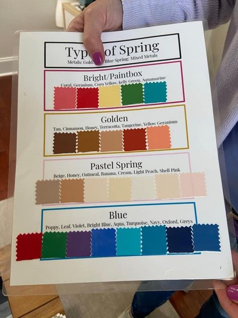 House Of Colours Blue Spring, House Of Colour Blue Spring Outfits, Paintbox Spring Color Palette, Blue Spring House Of Colour, Blue Spring Color Analysis, Paint Box Spring Color Palette, House Of Color Blue Spring, True Spring Colour Palette Outfits, Hoc Blue Spring