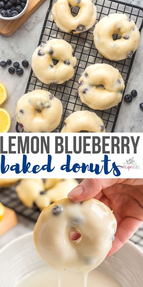 Keto Baked Blueberry Donuts With Lemon Glaze, Healthy Cake Donut Recipe, Blueberry Lemon Donuts Baked, Lemon Blueberry Donuts With Lemon Glaze, Healthy Blueberry Donut Recipe, Blueberry Doughnuts Baked, Lemon Glaze For Donuts Recipe, What Flavors Go Together, Donut Recipe Baked Healthy