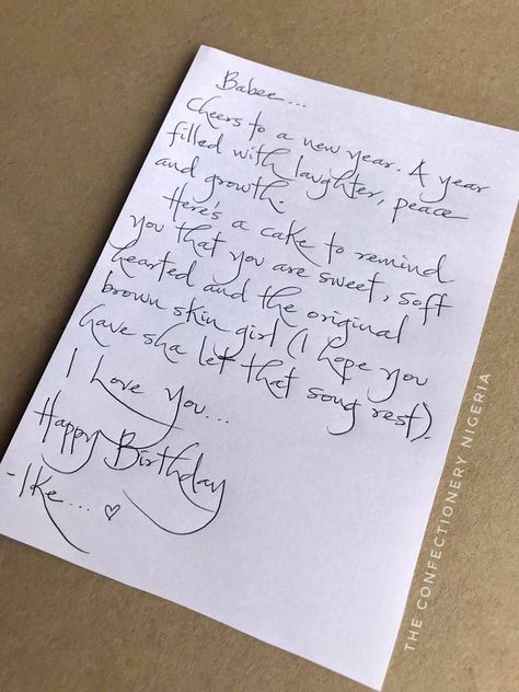 Handwritten Birthday Love Letter to a Girlfriend Birthday Letter Handwritten, Handwritten Letters For Girlfriend, Birthday Letters To Girlfriend, Handwritten Birthday Letter To Boyfriend, Handwritten Birthday Letter, Anniversary Letter To Boyfriend, Birthday Letters To Boyfriend, Love Letter Ideas, Handwritten Love Letters