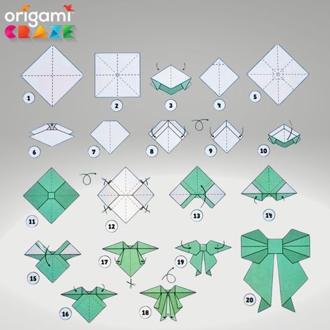 Learn how to make an origami bow with this easy tutorial. It's a simple way to add a touch of elegance to any Origami Easy Step By Step Paper Flowers, Origami Patterns Step By Step, Bee Origami, Origami Gift Boxes, Paper Folding Designs, Easy Origami Animals, Easy Origami Flower, Paper Folding Art, Simple Origami