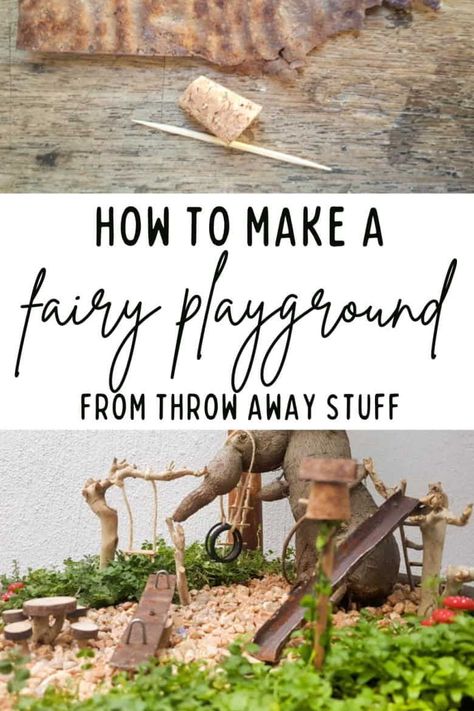 Fairy Garden Bed, Fairy Playground, Garden Ideas Homemade, Witch Ideas, Hobbit Garden, Kids Fairy Garden, Hobbit Holes, House Pumpkin, Fairy Bed