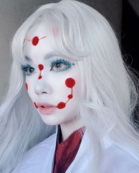 I tried my hand at cosplaying the spider mom from kimetsu no yaiba!! She’s a beau and a tormented soul .. 😭 Products use Tormented Soul, Demon Makeup, Cosplay Ideas Women, Anime Cosplay Makeup, Anime Makeup, Idee Cosplay, Epic Cosplay, Fairy Makeup, Creative Makeup Looks