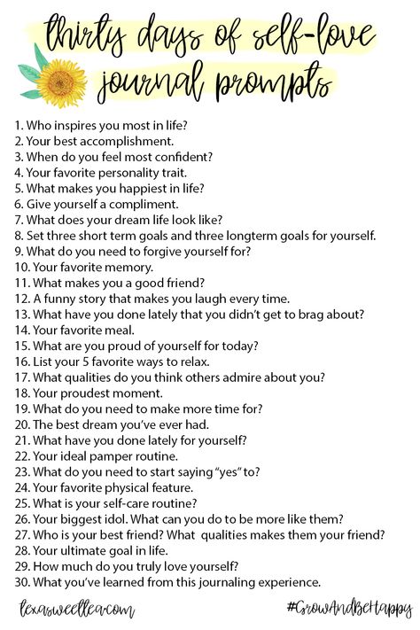 texasweettea: 30 Journal Prompts to Help Make 2018 Your Best Yea... Emily Dickinson, How To Believe, Journal Questions, Therapy Journal, Love Journal, Vie Motivation, Writing Challenge, Journal Writing Prompts, Self Care Activities