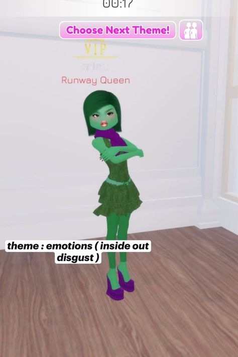 roblox dress to impress outfit Emotions Dti Ideas, Dti Roblox Emotions, Green Dress To Impress Roblox Game, Dti Theme Emotions, Dress To Impress Outfit Ideas Roblox Game, Emotions Dti Outfit, Emotions Dress To Impress Outfit, Dress To Impress Emotions Theme, Disgust Dress To Impress