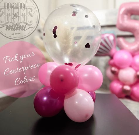 37 Best Balloon Table Decorations Without Helium - The Joy of Gifts Balloon Decorations Without Helium, Balloon Bouquet Centerpiece, Double Stuffed Balloons, Balloon Centerpieces Diy, Balloon Table Decorations, Birthday Party Table Decor, Princess Balloon, Balloon Baby Shower Centerpieces, Balloon Table Centerpieces