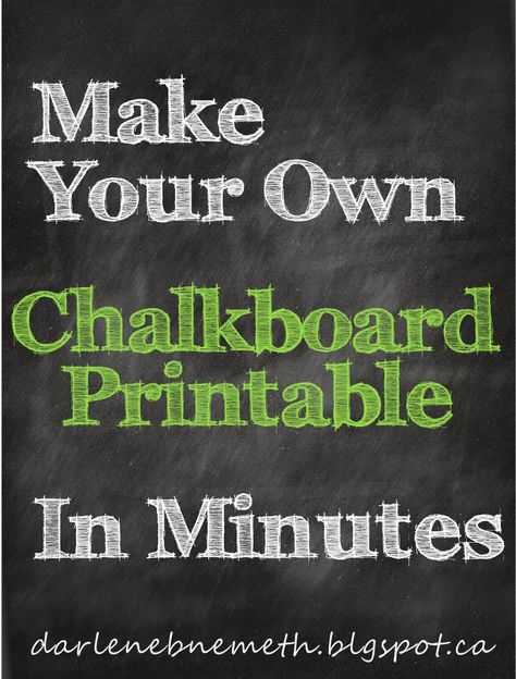 GREAT LINKS! Darlene Nemeth: Make a Chalkboard Printable in Minutes Chalkboard Fonts, Logos, Chalkboard Sayings, Chalkboard Template, Papan Tulis Kapur, Chalkboard Crafts, Fall Chalkboard, Make A Chalkboard, Chalkboard Writing