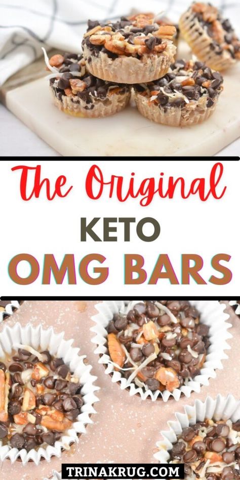 Omg Bars, Keto Chocolate Chip Cookie, Keto Diet List, Low Carb Low Fat Recipes, Chocolate Chip Cookie Bars, Diet Breakfast Recipes, High Fat Foods, Fat Foods, Low Carb Breakfast Recipes