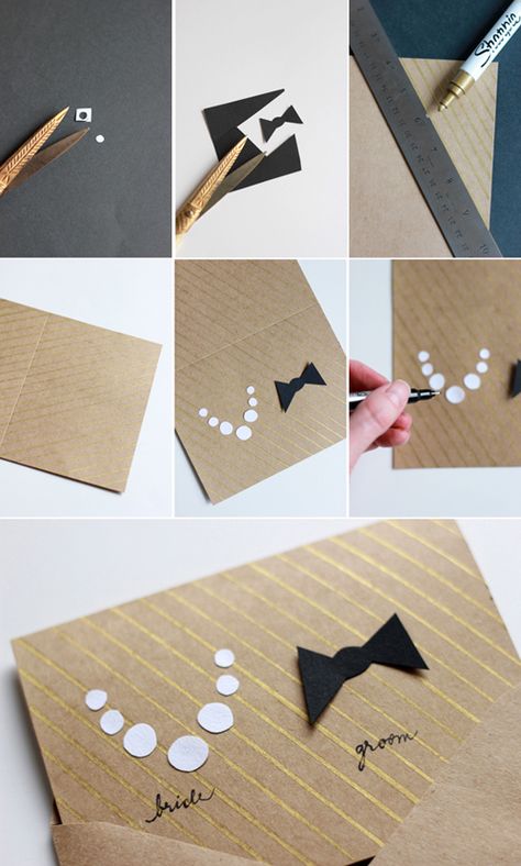 The House That Lars Built.: Make a homemade card for the wedding couple Homemade Wedding Cards, How To Make Invitations, Wedding Card Diy, Handmade Invitations, Homemade Wedding, Wedding Cards Handmade, Diy Card, Paper Scissors, Positive Notes