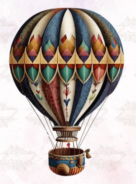 Vintage Hot Air Balloon Aesthetic, Balloon Graphic, Hot Air Balloon Tattoo, Hot Air Balloons Photography, Air Balloon Tattoo, Hot Air Balloons Art, Vintage Celestial, Balloon Tattoo, Fly Craft