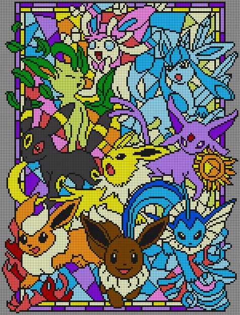 Alpha pattern #135217 | BraceletBook Toothless Pixel Art Grid, Plastic Canvas Pokemon Pattern, Minecraft Cross Stitch Patterns Free, Detailed Pixel Art Grid, Unicorn Pixel Art Grid, Alpha Pattern Pokemon, Alpha Pattern Pixel Art, Eeveelutions Perler, Pokemon Alpha Pattern