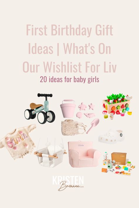 First birthday gift ideas What's on our wishlist for Liv Gifts For Baby Girl 1st Birthday, Baby Girl 1st Birthday Gifts, Gifts For First Birthday Girl, Sentimental First Birthday Gifts, First Birthday Present Ideas Girl, 1 Year Birthday Gift Ideas, First Birthday Girl Gift Ideas, 1st Birthday Gift Ideas Girl, 1st Birthday Present Girl