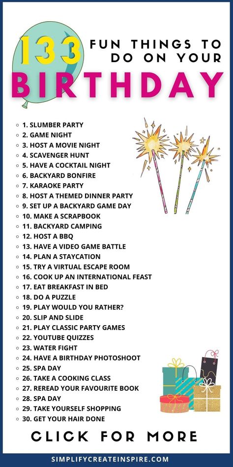 Where To Celebrate Birthday Ideas, Places To Do Your Birthday, What To Do On Your Birthday With Friends Party Ideas, Ideas For Your Best Friends Birthday, 30 Day Birthday Challenge, Bday Plan Ideas, 24th Birthday Activities, Cool Things To Do On Your Birthday, Things To Do With Friends Birthday