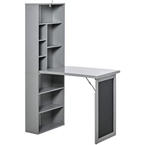 Organisation, Convertible Desk, Fold Out Desk, Folding Computer Desk, Fold Down Desk, Ladder Desk, High Desk, Side Shelf, Foldable Desk