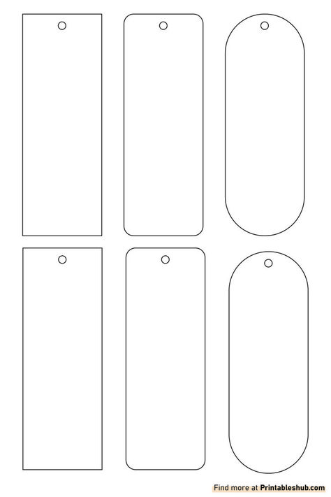 Free Printable Blank Bookmark Template with a set of six clean and well-designed bookmarks Book Marks Design Ideas, Free Printable Bookmarks Templates, Coloring Bookmarks Free, Bookmark Crochet Tutorial, Bookmark Easy, Homemade Bookmarks, Free Printable Bookmarks, Handmade Bookmarks Diy, Bookmark Crochet